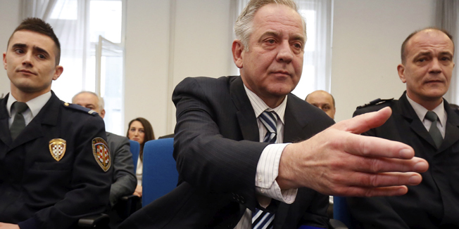 Zagreb, 090415Zupanijski sud na Zrinjevcu.Nastavak sudjenja bivsem premjeru Ivi Sanaderu  i drugima u slucaju Planinska.Foto: Damjan Tadic / CROPIX