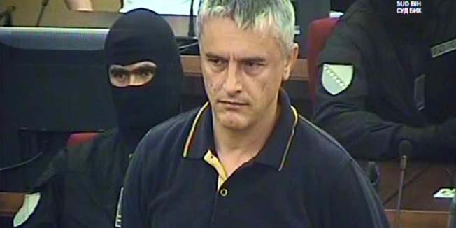 Sarajevo, 261011.Sudjenje zlocinackoj organizaciji zbog trgovine drogom i oruzjem.Na slici: Zijad TurkovicFoto: sud BiH / CROPIX