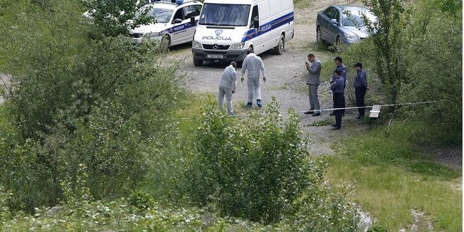 Zagreb, 300414.Prilikom unistavanja pirotehnickih sredstava u kamenolomu Sutinska vrela stradale su cetiri osobe.Na fotografiji: policijski ocevid.Foto: Ronald Gorsic / CROPIX