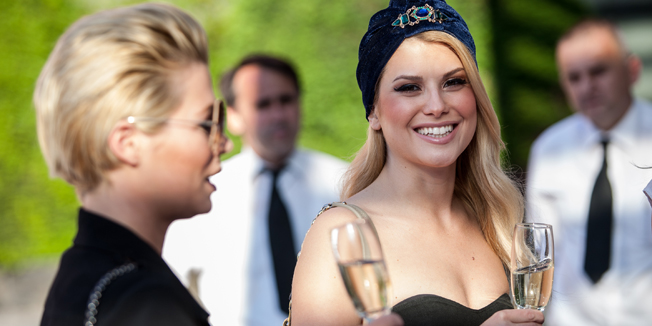 Zagreb, 210514. Centar Kaptol, Nova ves 11.Ovorenju novouredenog prostora Bilic Vision prisustvovala su mnoga poznata lica iz javnog zivota. Na fotografiji: Ecija Ivusic. Foto: Ivan Lackovic / Cropix