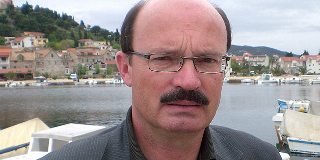 Tribunj, 290409. Na fotografiji:  Damir Pilipac, nacelnik opcine Tribunj.Foto: Stanko Feric / EPEHA 