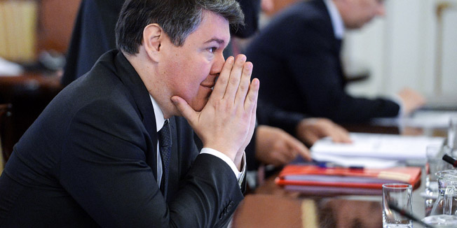 Zagreb, 290514.Markov trg.Redovita sjednica vlade.Na fotografiji: Boris Lalovac.Foto: Goran Mehkek / CROIX