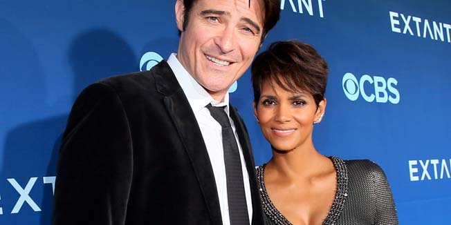 LOS ANGELES, CA - JUNE 16: Actors Goran Visnjic (L) and Halle Berry attend Premiere Of CBS Films' 