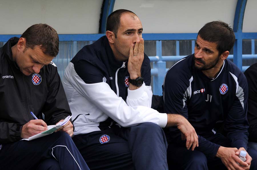 Koprivnica, 260414.Nogometna utakmica 33. kola 1.HNL izmedu NK Slaven Belupo i NK Hajduka. Na fotografiji: Igor Tudor, trener Hajduka.Foto: Ivan Brkic / Glas Podravine / CROPIX
