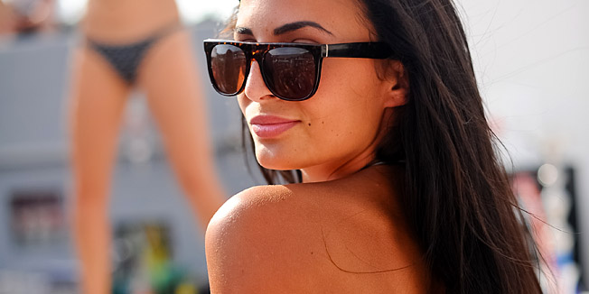 Novalja, Pag, 070713.Plaza Zrce.Zabava u klubu Aquarius.Foto: Goran Telak / CROPIX