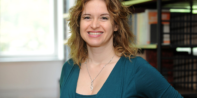 Zagreb, 150414.Institut Rudjer Boskovic.Dr. Hrvoje Gebavi i dr. Iva Tolic znanstvenici koji su se vratili u Hrvatsku.Na fotografiji:  Iva Tolic.Foto: Damir Krajac / CROPIX