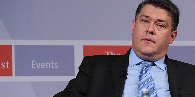 Split, 270315.Ekonomski summit pod nazivom The Third EU Southeast European Summit  odrzan u hotelu Lav u Splitu okupio je samu kremu Hrvatske ekonomije pa su se tako nasli i brojni ministri kao i svjetski ekonomski strucnjaci. Na fotografiji: ministar financija Boris Lalovac.Foto: Paun Paunovic / CROPIX