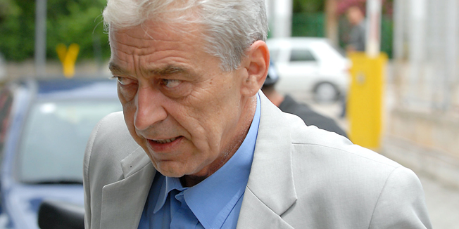 Zadar, 230609.Dolazak Zlatka Celjuske ( suprug TV voditeljice Toncice Celjuske ) na Opcinski sud u Zadru zbog prevare oko zemljista.Foto: Andrija Lucic / CROPIX