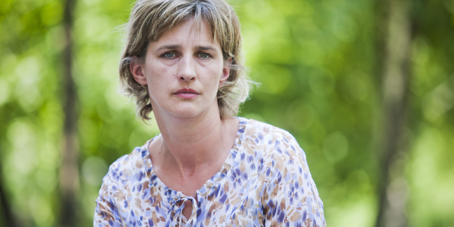 Zagreb, 020812.Marijana Maric, supruga Veljka Marica, hrvatskog branitelja osudjenog i zatvorenog u Beogradu za ratne zlocine.Foto: Neja Markicevic / CROPIX