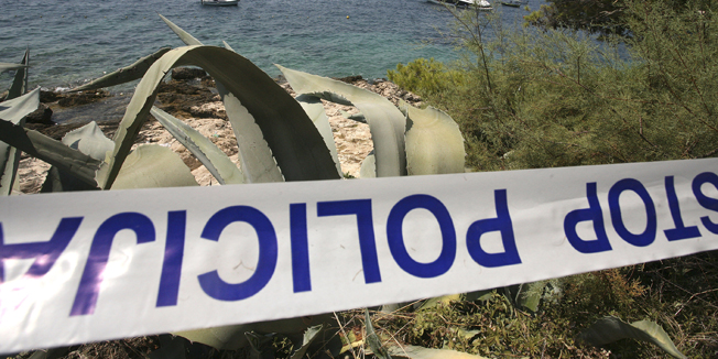 Hvar, 020809.Ocevid na plazi gdje je silovana drzavljanka Norveske.Foto: Damjan Tadic / CROPIX