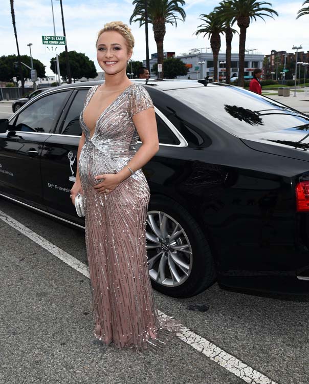 Actress Hayden Panettiere attends the 66th Annual Primetime Emmy Awards held at the Nokia Theatre L.A. Live on August 25, 2014 in Los Angeles, California.    Michael Buckner/Getty Images/AFP== FOR NEWSPAPERS, INTERNET, TELCOS & TELEVISION USE ONLY ==