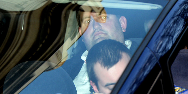 Zagreb, 020414.USKOK, Gajeva.U svojstvu osumnjicenika u USKOK u Gajevoj privedena je sisacko-moslavacka zupanica Marina Lovric Merzel koja je sinoc uhicena u Sisku.Uz Merzel privedene su jos dvije osobe, Silvijo Kobescak i Bernard Popec. Na fotografiji: Silvijo Kobescak.Foto: Goran Mehkek / CROPIX