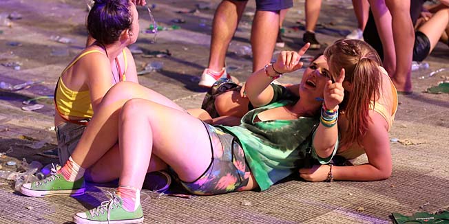 Split, 13713. Veceras je u Splitu odrzana druga vecer festivala elektronske glazbe pod nazivom Ultra Europe festival na splitskom Poljudu. Festivala se nastavlja i sutra samo sto se zabava seli na Hvar.Foto: Zvonimir Barisin / CROPIX