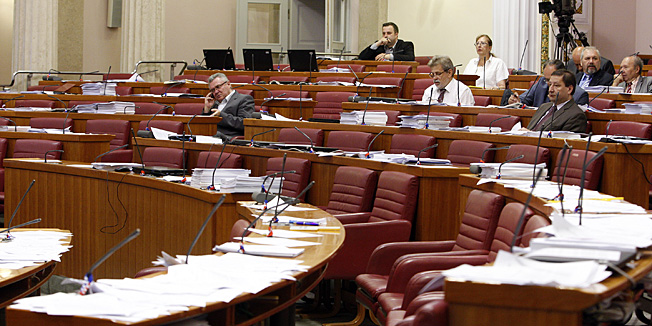 Zagreb, 120713.Sabor.Nastavak redovite sjednice Sabora.Foto: Davor Pongracic / CROPIX