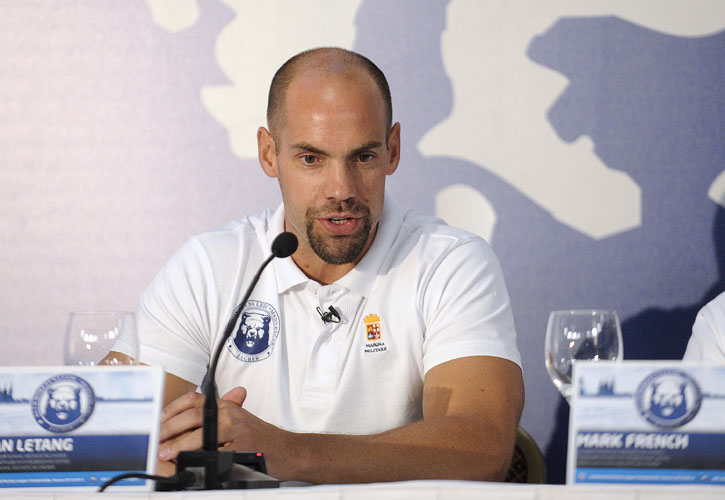 Zagreb, 020813.Hotel Esplanade.Odrzana konferencija za medije gdje je predstavljena nova momcad KHL Medvescak koja ce zaigrati premijerno u 2. najjacoj hokejaskoj ligi Ruskom  KHL-U, ujedno je i objavljen sponzorski ugovor sa Podravkom.Na slici: Alan Letang.Foto: Damir Krajac / CROPIX