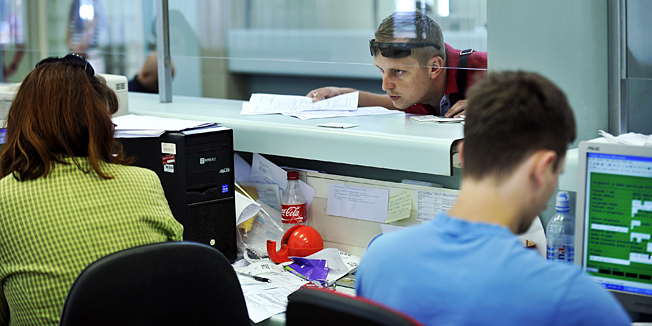 Zagreb, 310511.Reportaza o Hrvatskom zavodu za zdravstveno osiguranje.Na slici: podruznica HZZO-a u Klovicevoj.Foto: Boris Kovacev / CROPIX