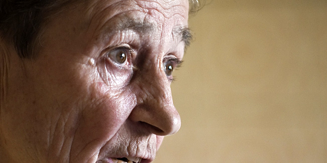 Gala, Sinj, 230813.Reportaza uoci tridesete godisnjice ukazanja Gospe djeci iz Gale.Na fotografiji: Kata Mravak, vidilica.Foto: Josko Ponos / CROPIX