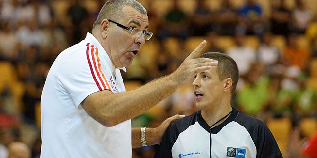 Celje, 040913.Europsko prvenstvo u kosarci, utakmica izmedju Hrvatske i Spanjolske. Na fotografiji: Jasmin Repesa.Foto: Ales Fevzer / CROPIX