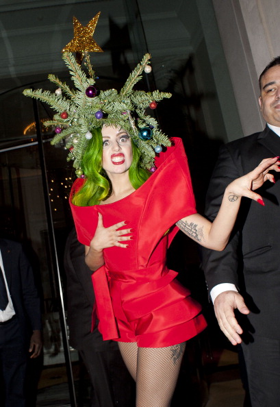 LONDON, UNITED KINGDOM - DECEMBER 08: Lady Gaga is seen arriving at the Langham Hotel, Marylebone on December 8, 2013 in London, England. (Photo by Niki Nikolova/FilmMagic)