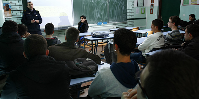 Split, 180311.Policija i udruga Pino za invalide i HAK-om provode projekt 