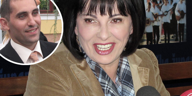 Sisak, 020214.Zupanica Marina Lovric Merzel na izvanrednoj konferenciji za medije odbacila je sve optuzbe za korupciju koje je protiv nje iznijela njezina bivsa sefica kabineta Jasmina Jovev u emisiji Nedjeljom u dva. Zupanica je izjavila: Jovev radi za HDZ koji preko nje i Stankovica manipulira HTV-om. Na fotografiji: Marina Lovric Merzel.Foto: Mate Piskor / CROPIX                                 