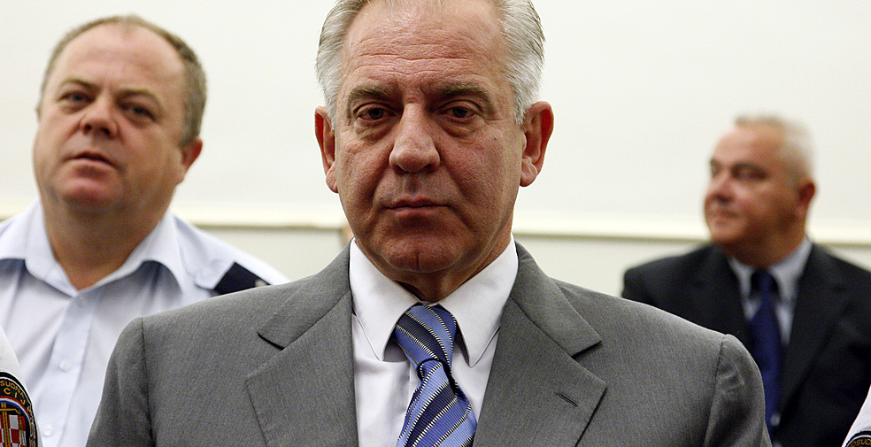 Zagreb, 230913.Zupanijski sud.Nastavak sudjenja bivsem premijeru Ivi Sanaderu  i drugima  za slucaj Fimi Media.Na fotografiji: Ivo Sanader.Foto: Davor Pongracic / CROPIX