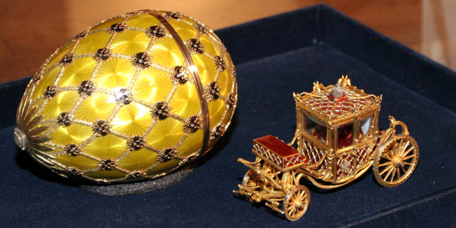 Dubrovnik, 290907.Prezentacija Fabergeovih jaja pred dubrovacku izlozbu u Knezevu dvoru.Foto : Mateo Rilovic / Cropix