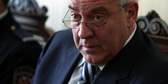 Zagreb, 310314.Vrhovni sud.U narednih pet dana Vrhovni sud RH raspravljat ce o nepravomocnoj presudi bivsem premijeru i predsjedniku HDZ-a Ivi Sanaderu, kojom je osudjen na 10 godina zatvora zbog artnog profiterstva u slucaju Hypo te primanja mita od madjarskog MOL-a.Na fotografiji: Ivo Sanader.Foto: Tomislav Kristo / CROPIX