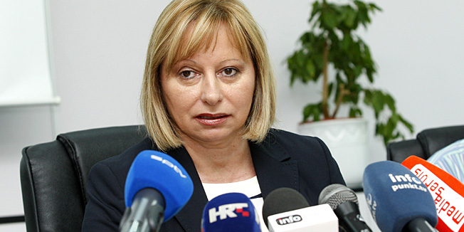 Zagreb, 190613.Savska 41.Agencija za zastitu trzisnog natjecanja (AZTN) odrzala je danas konferenciju za medije na kojoj su predstavljene odluke Agencije iz podrucja drzavnih potpora u sportu.Na fotografiji: Olgica Spevec (predsjednica vijeca za zastitu trzisnog natjecanja).Foto: Nenad Dugi / CROPIX