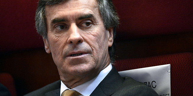 (FILES) This file picture taken on December 11, 2012 shows French Junior Minister for Budget Jerome Cahuzac attending the national conference against poverty and for the social Inclusion in Paris. Cahuzac is under investigation for tax fraud, according to a statement released on January 8, 2013 by the public prosecutor's department.AFP PHOTO / BERTRAND GUAY