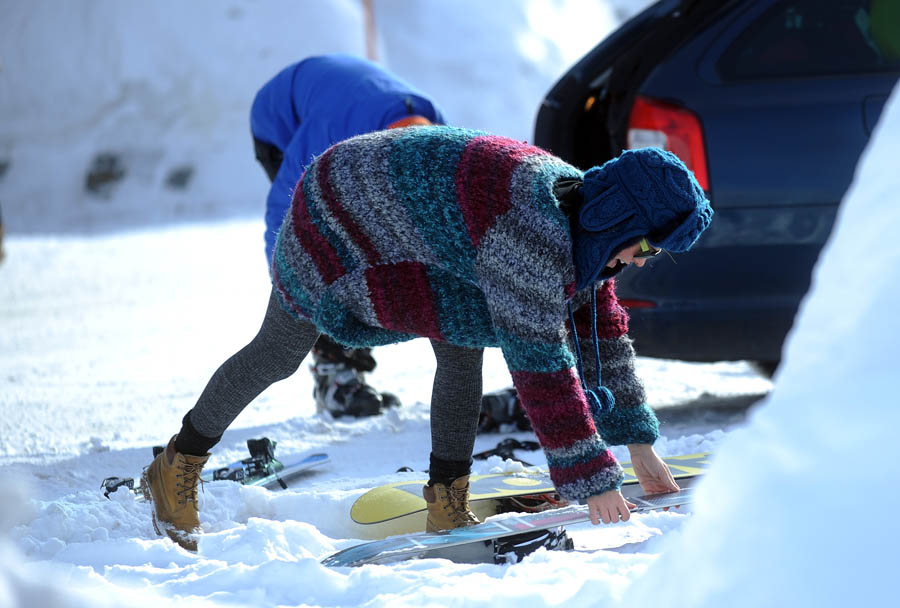 Val Thorens, Francuska, 120113.Poznata hrvatska pjevacica Natali Dizdar snimljena je na najvecem skijalistu u Europi, Val Thorensu u Francuskoj.Na fotografiji: Natali Dizdar.Foto: Sime Sokota / CROPIX