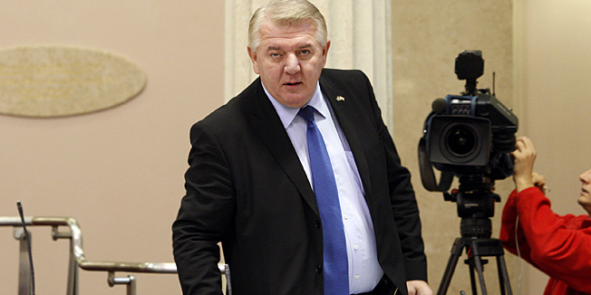 Zagreb, 131212.Sabor.Nastavak sjednice Sabora  o izmjenama Zakona o pravima hrvatskih branitelja kojima se dopusta izmjenama zakona objava Registra branitelja.Na fotografiji: Josip Djakic.Foto: Davor Pongracic / CROPIX