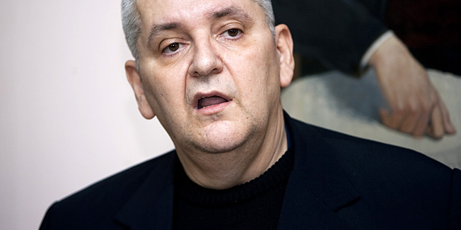 Osijek, 290113.Pocasni predsjednik HSP-a Anto Djapic sazvao je konferenciju za medije nakon sto ga je predsjednik stranke Daniel Srb izbacio iz stranke zbog intervjua u Nedjeljnom Jutarnjem.Na fotografiji: Anto Djapic.Foto: Vlado Kos / CROPIX