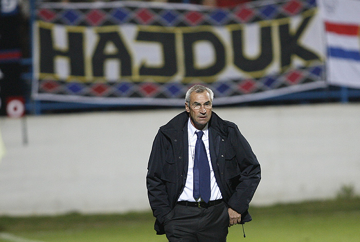 Zadar, 051209.Stadion Stanovi.17.kolo 1HNL izmedju NK Zadar - NK Hajduk.Na fotografiji: Edoardo Reja  trener NK Hajduk.Foto: Vladimir Dugandzic / CROPIX