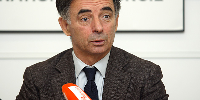 Zagreb, 201112.Srpsko narodno vijece.Odrzana je konferencija za medije na kojoj su se clanovi Srpskog narodnog vijeca obratili predsjednicima Hrvatske i Srbije povodom presuda generalima Gotovini i Markacu.Na fotografiji: predsjednik SNV-a Milorad Pupovac.Foto: Marko Todorov / CROPIX