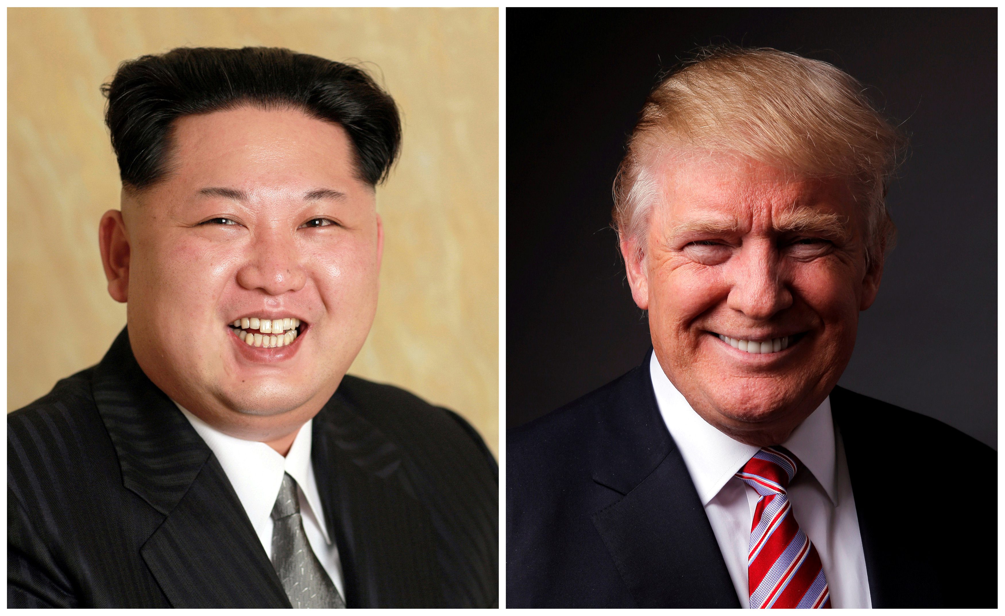Kim Jong-Un i Donald Trump