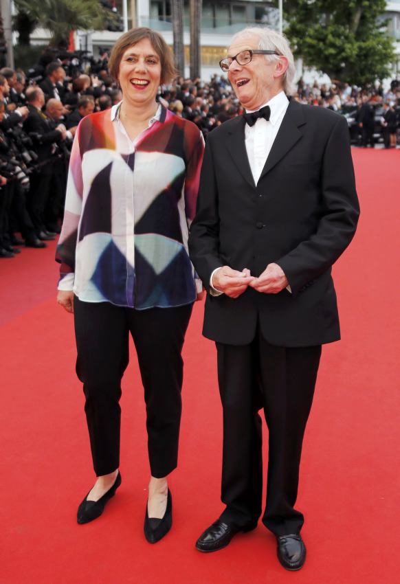 Slavodobitnici: Redatelj Ken Loach i producentica filma Rebecca O'Brien u Cannesu