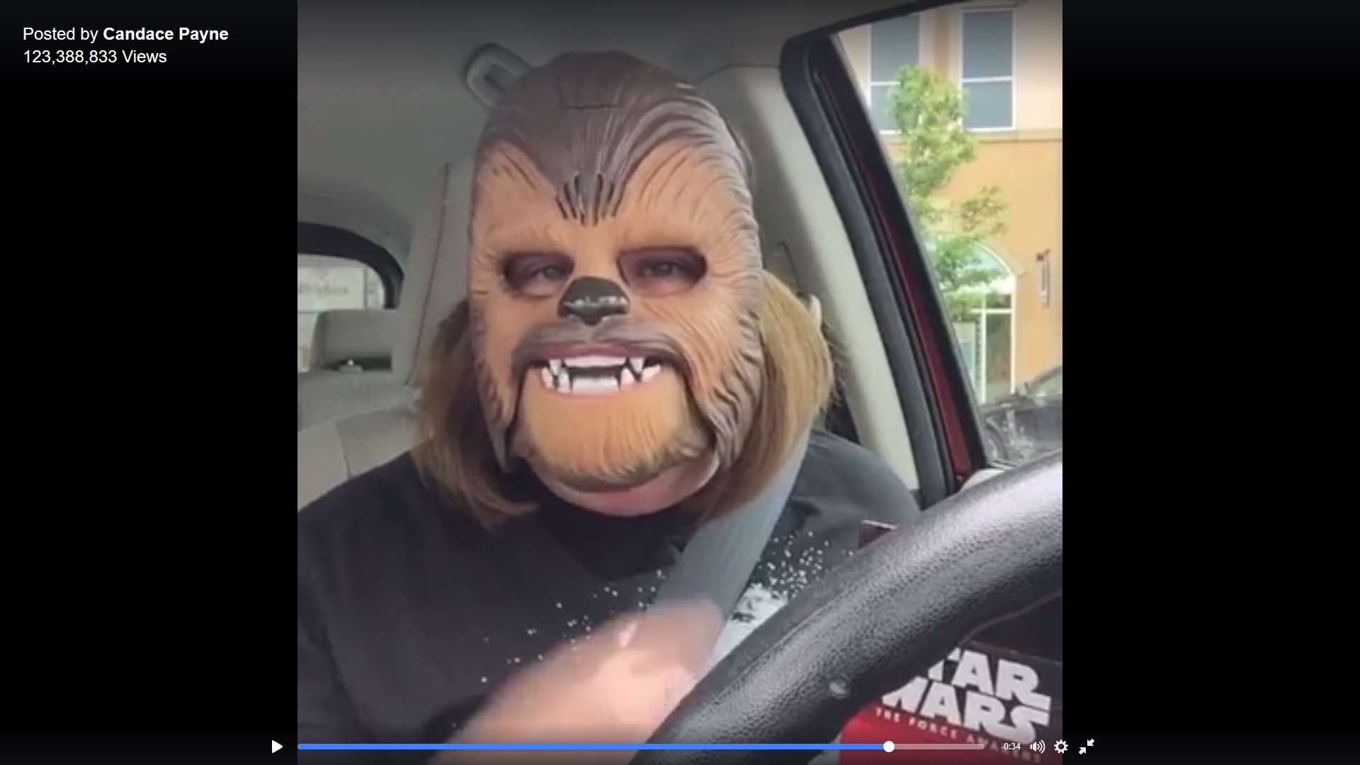 Chewbacca maska