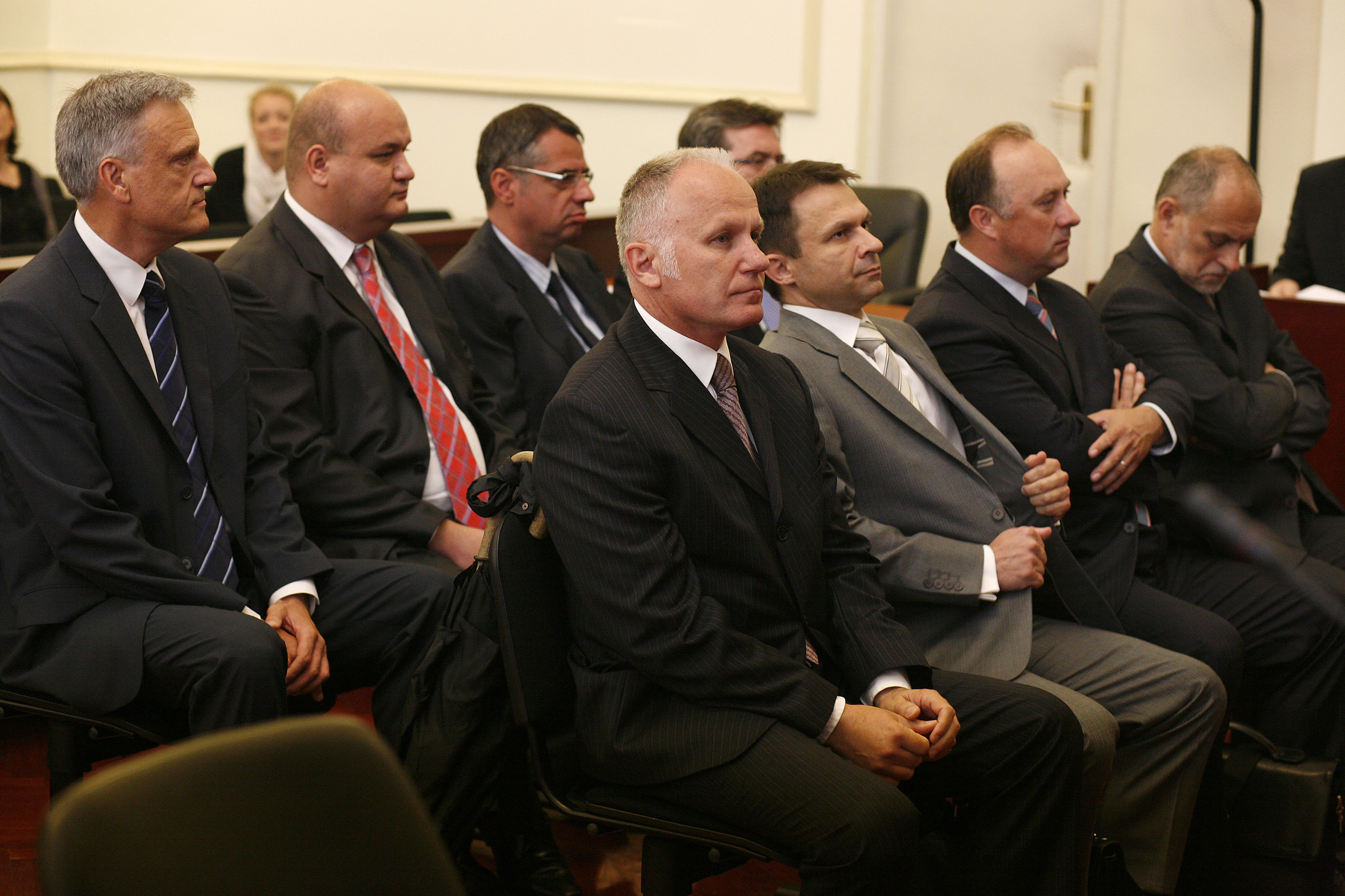 Milan Horvat, Zdravko Šestak, Damir Polančec, Darko Marinac, Srđan Mladinić, Josip Pavlović, Saša Romac i Zoran Marković