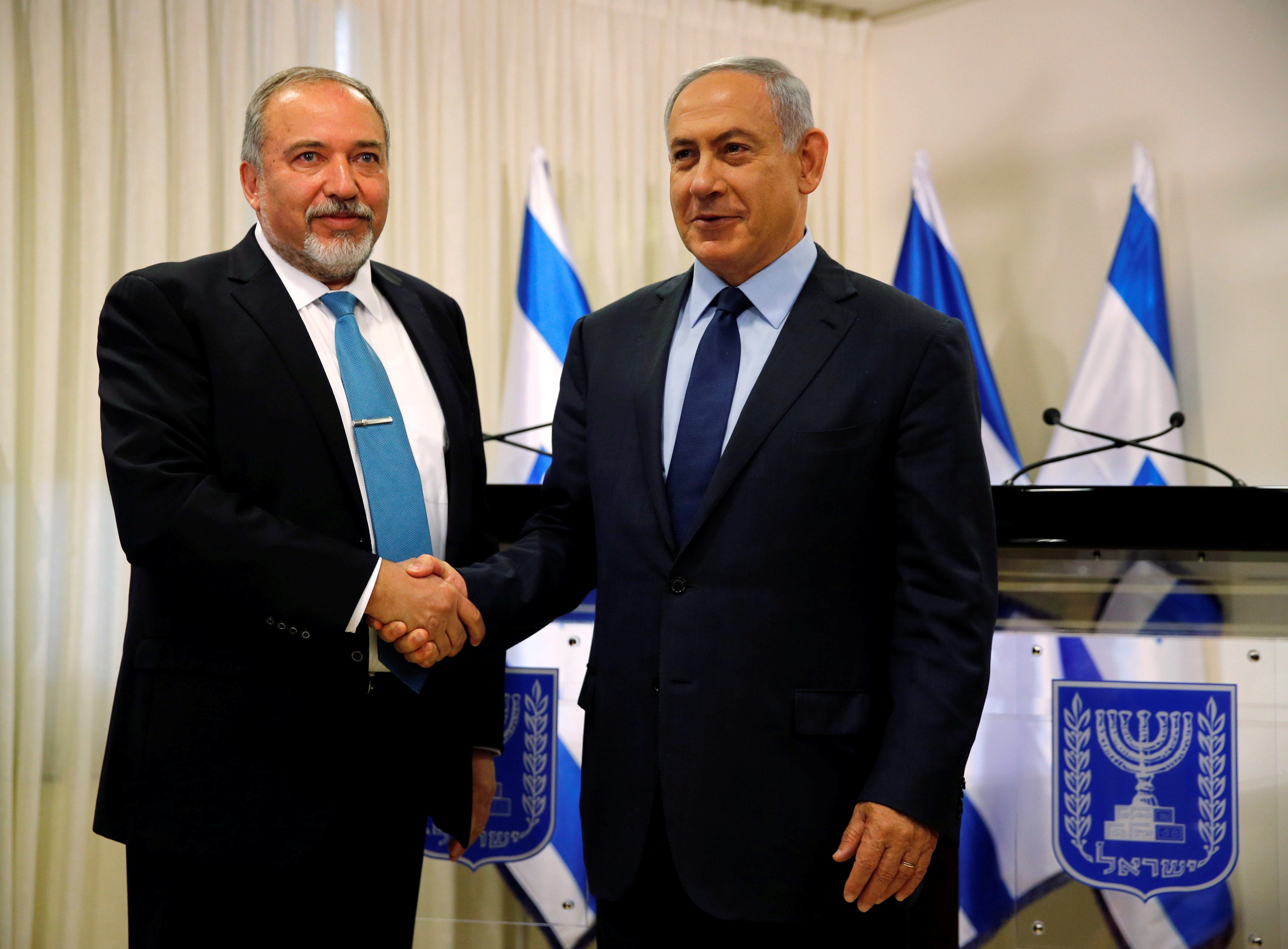 Avigdor Lieberman i premijer Izraela Benjamin Netanyahu
