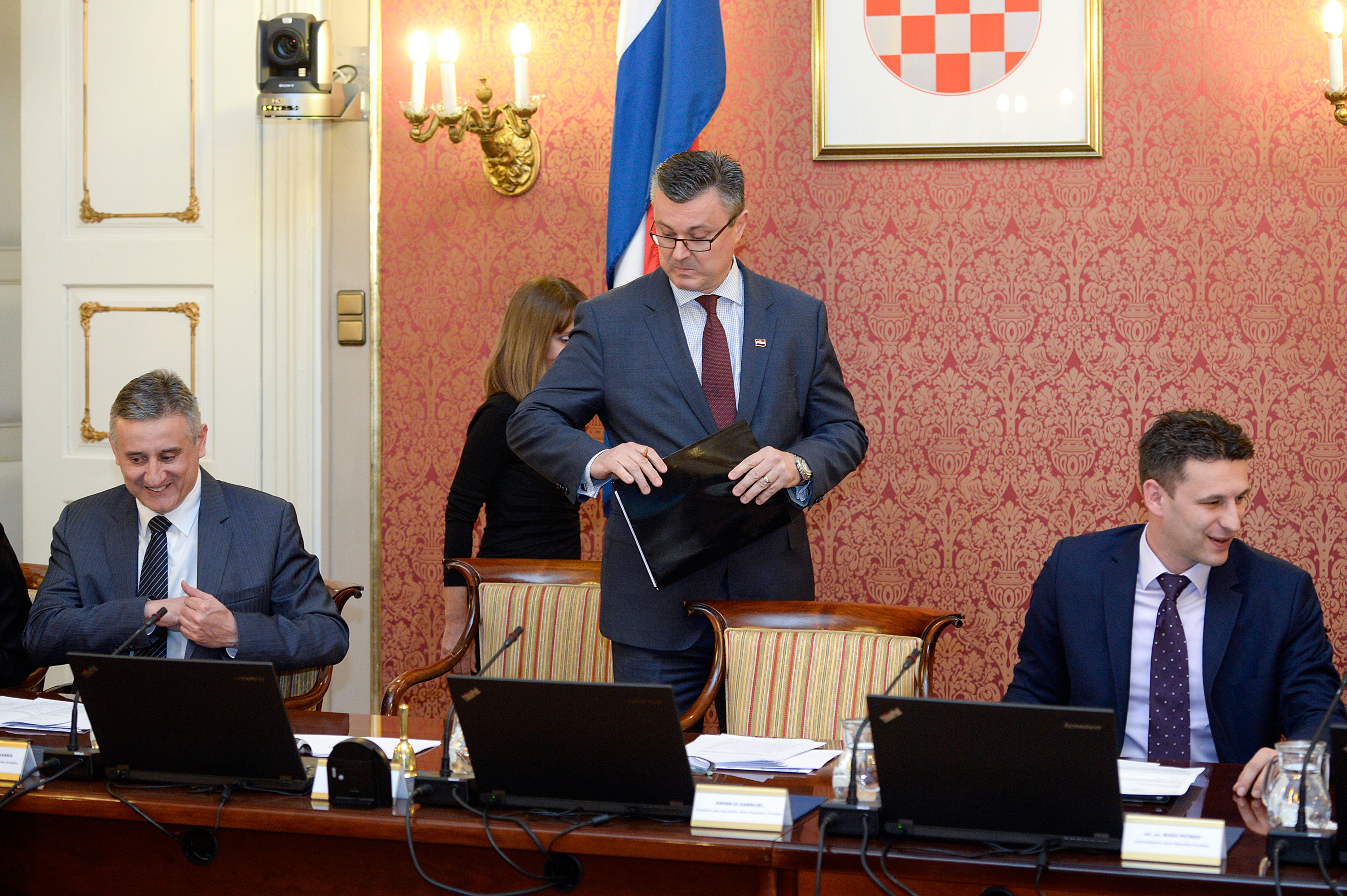 Tomislav Karamarko, Tihomir Orešković i Božo Petrov