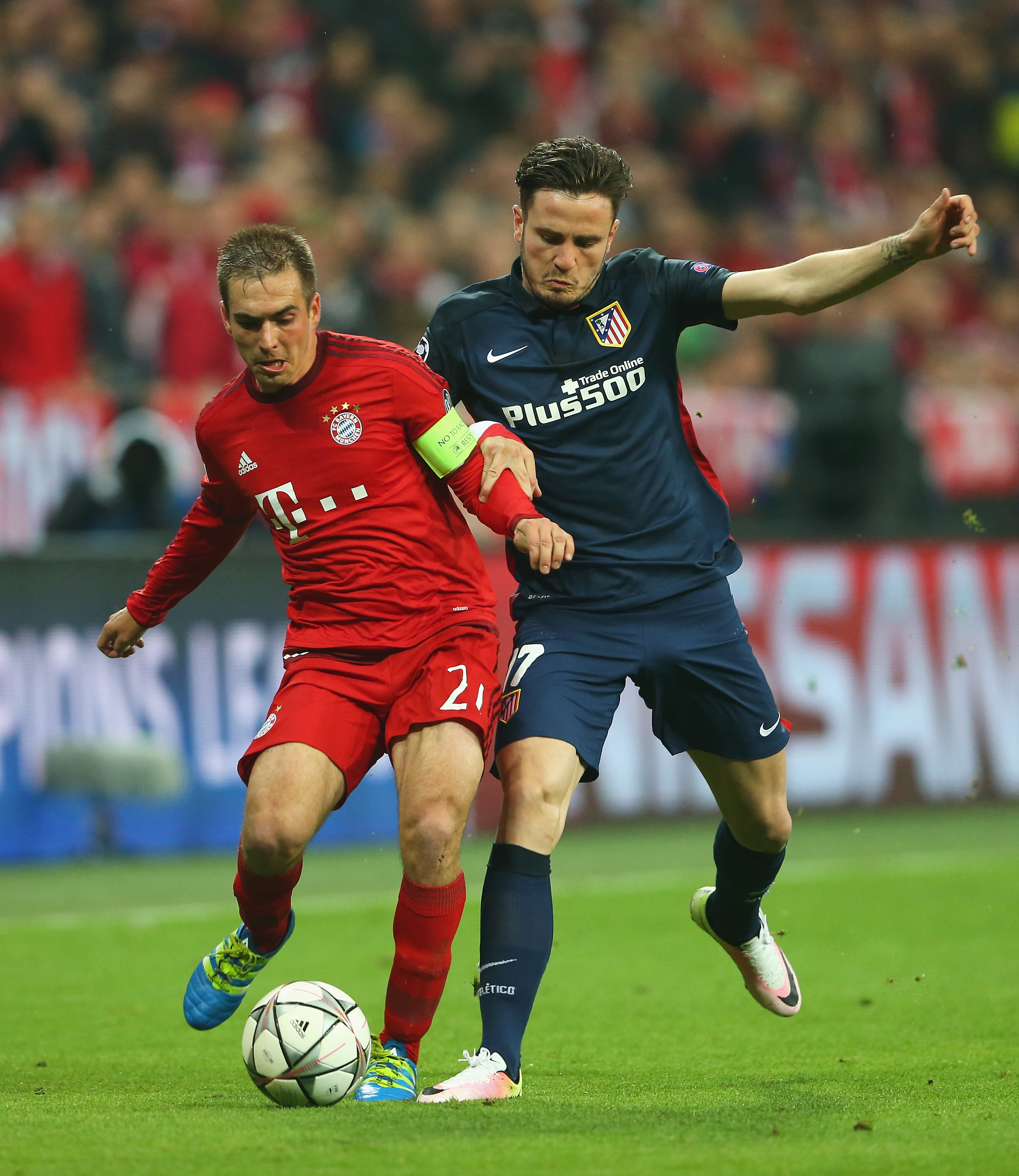 Philipp Lahm i Saul Niguez