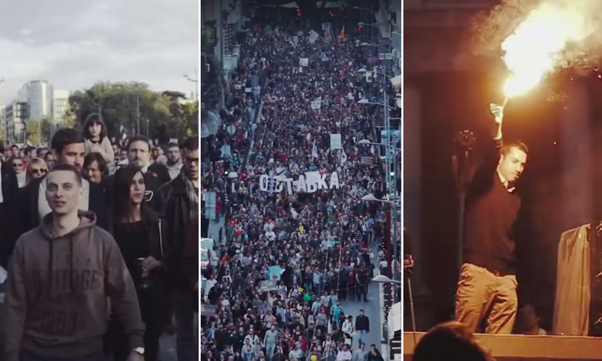 Prosvjedi u Beogradu 