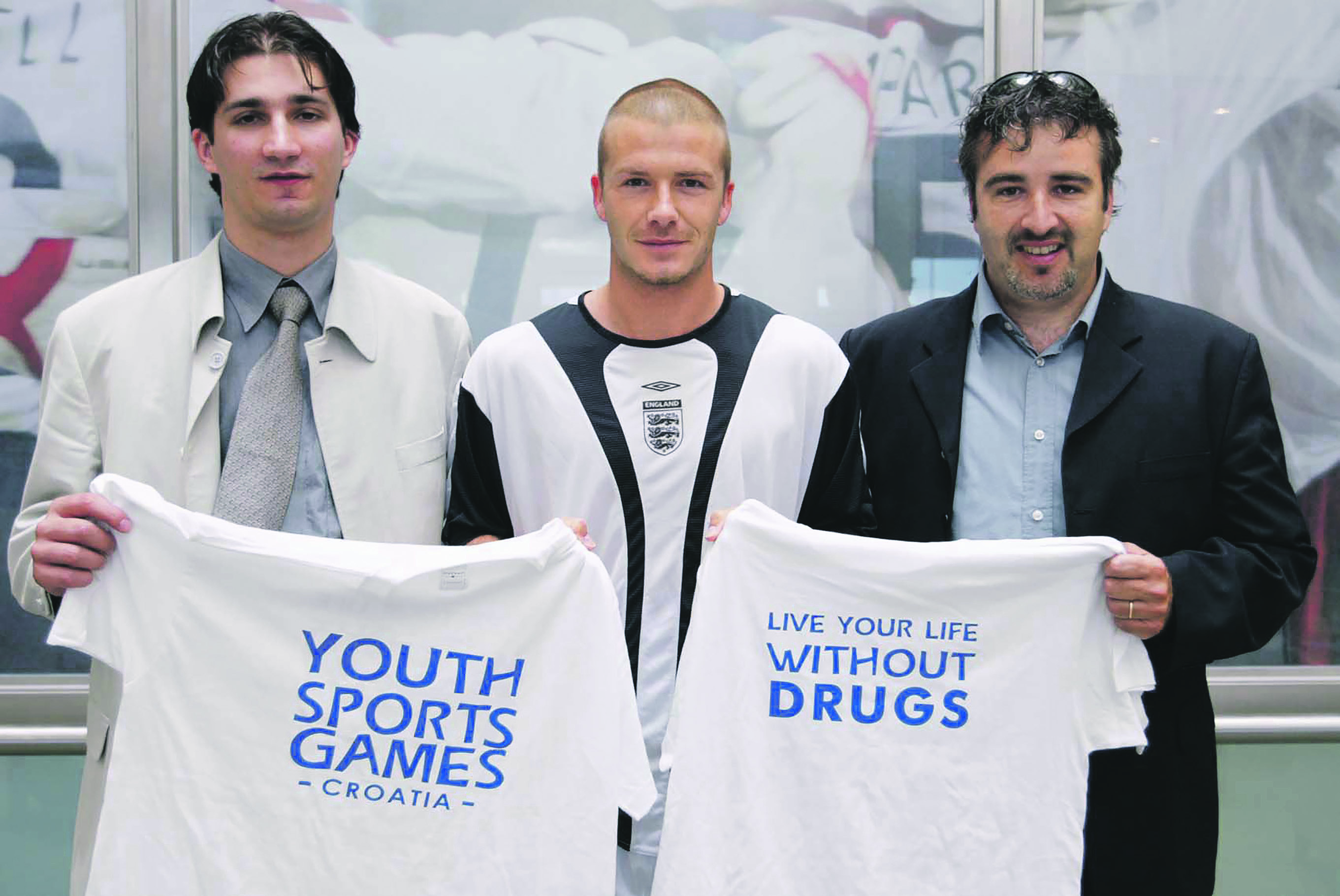 Zdravko Marić, David Beckham i Igor Costa