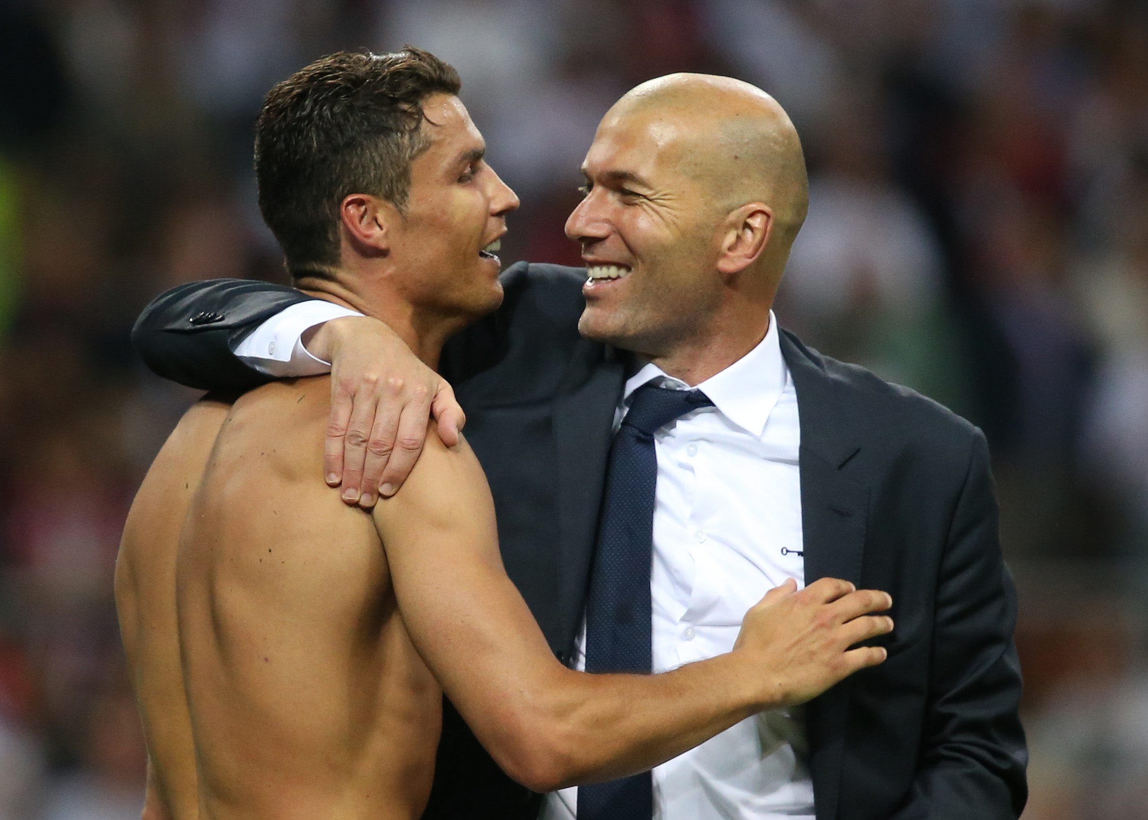 Cristiano Ronaldo i Zinedine Zidane