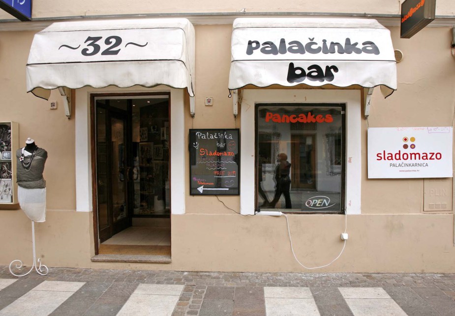 Zagreb, 070115.
Tkalciceva.
Sladomazo palacinkarnica.
Foto: Biljana Gaurina / CROPIX




