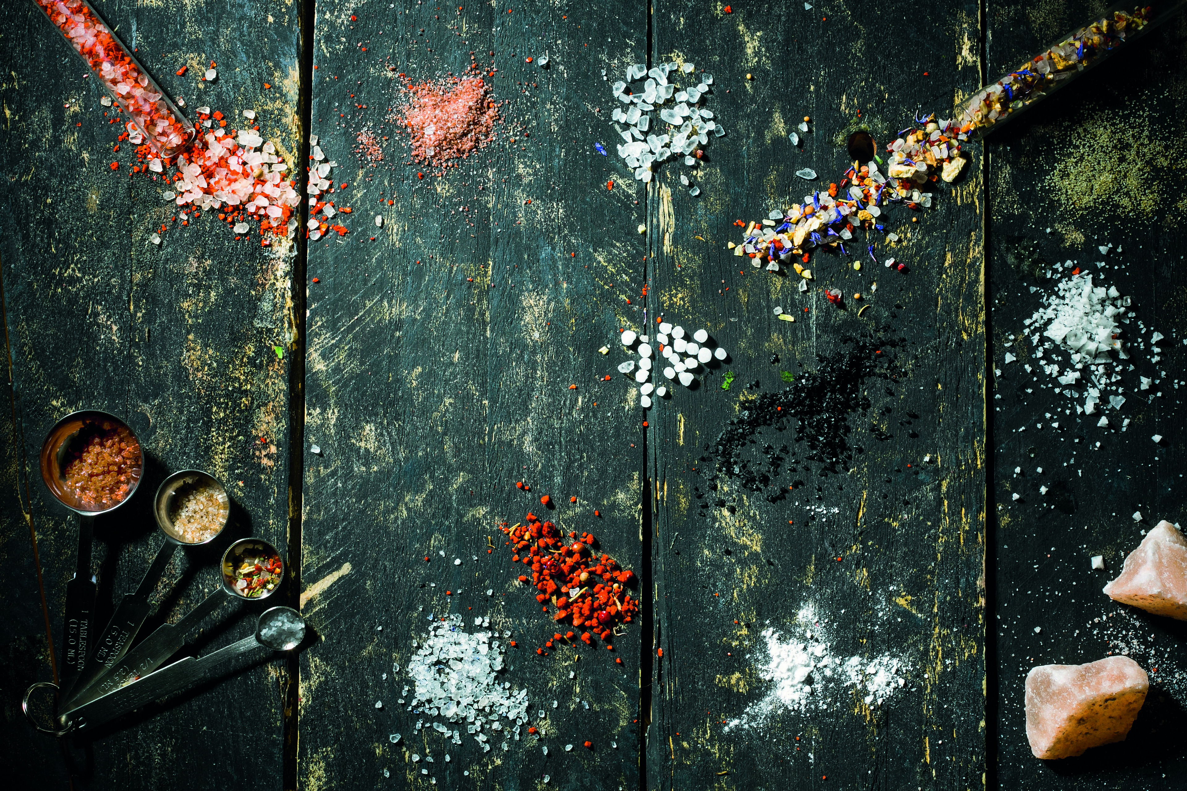 Zagreb, 290415.

Razne vrste soli.

Foto: Berislava Picek / CROPIX