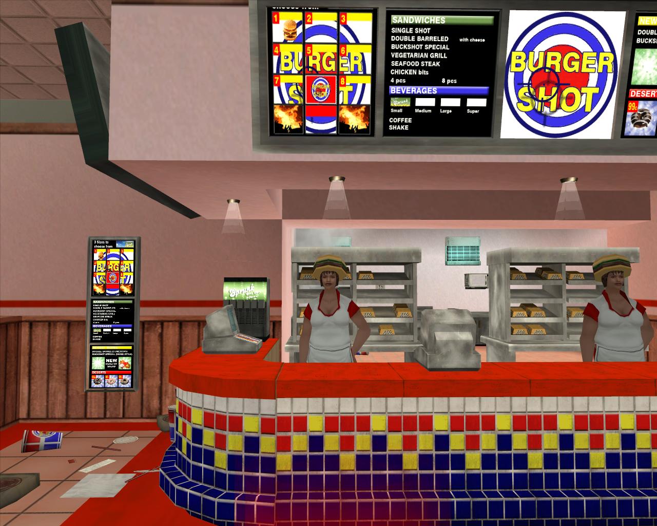 Burger Shot - jedan od lanaca brze hrane u koji ćete često svraćati