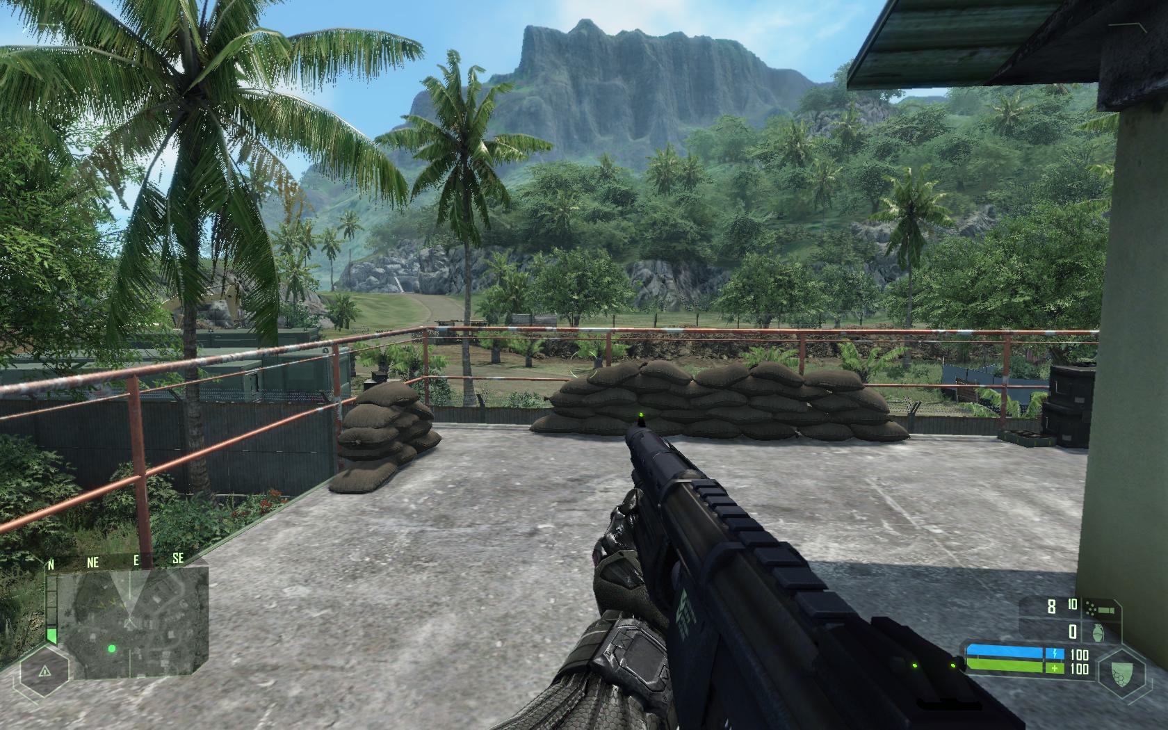 Prekrasna grafika na tropskom otoku