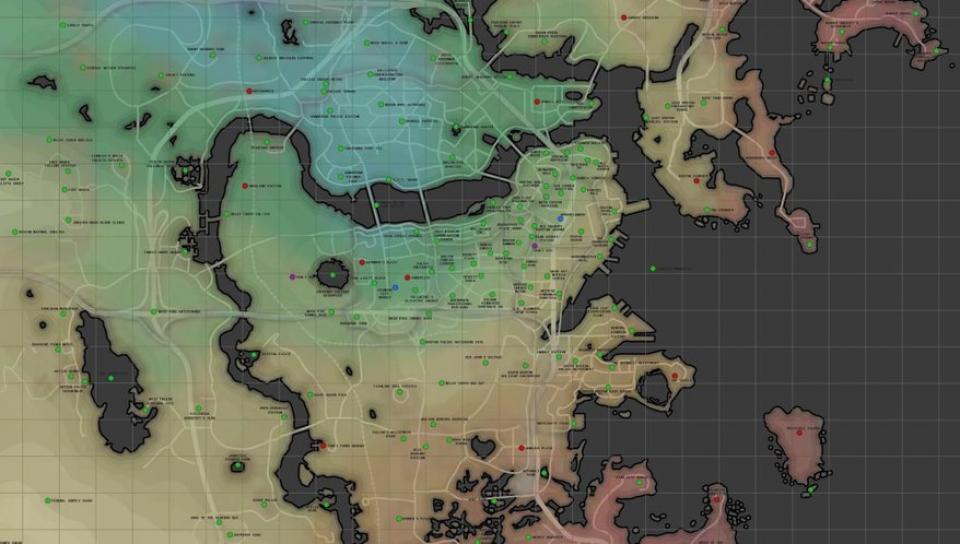 Snađite se u Fallout 4 uz pomoć detaljne mape